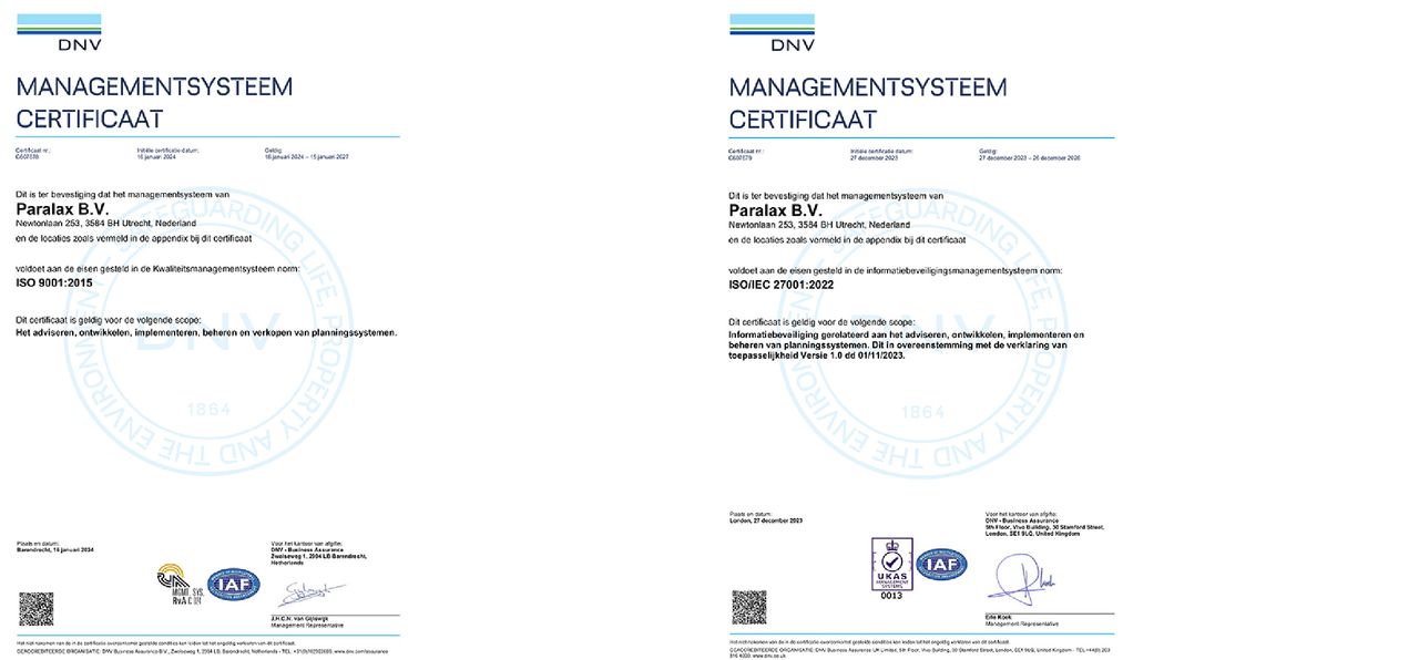 DNV certificaten